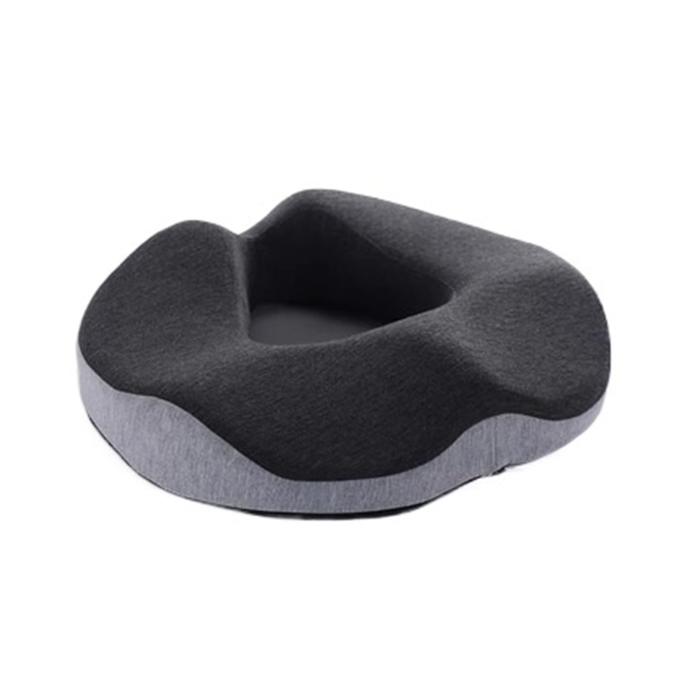 ( With Grey) Donut Shape Seat Cushion For Pain Relief, Cushion For Sciatica, Tailbone, Bed Sores, Travel, Office, Dark/Grey