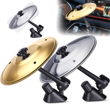 (Sliver & Gold) Mini Car Crash Cymbal, Car Air Vent Decoration, Fits All Vehicle Types, Gold
