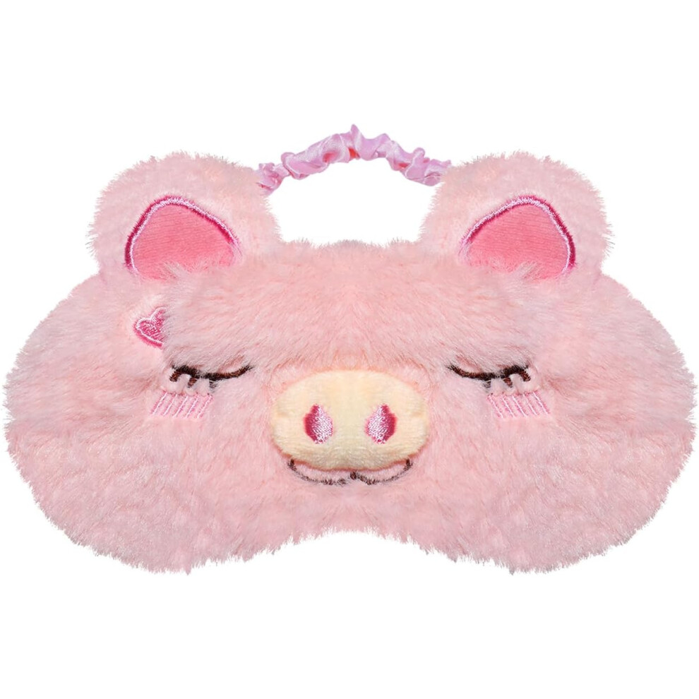 (B) Cute Santa Claus Sleep Eye Mask - An interesting and novel eye mask for night sleep and travel. Unisgender design suitable for girls and boys