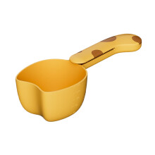 Shovel For Dog Food Measuring Spoon, Cereal Spoon For Dry Food, Rice Measuring Spoon For Pet Food, Yellow Pattern