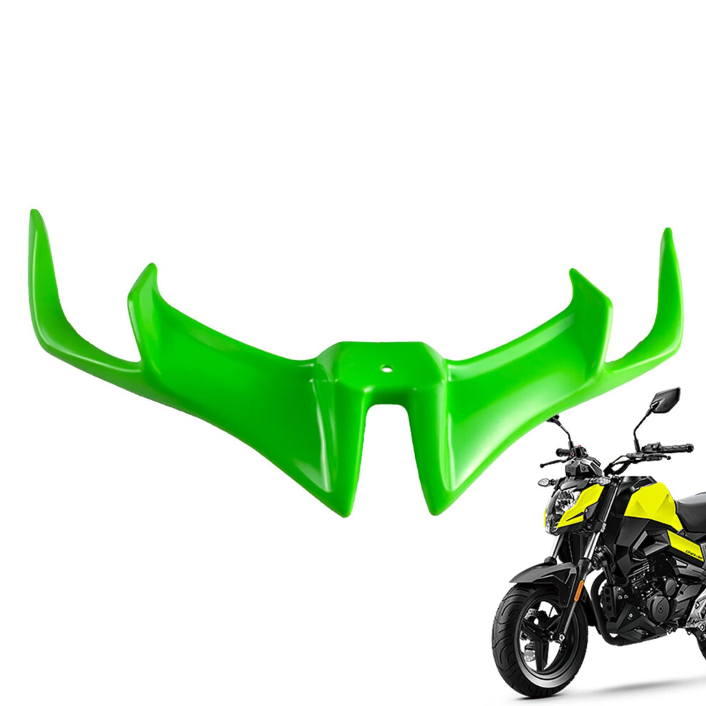 Motorcycle Winglets Front Fairing Aerodynamic Winglets Front Side Spoiler Dynamic Side Spoilers Green 9067246346409