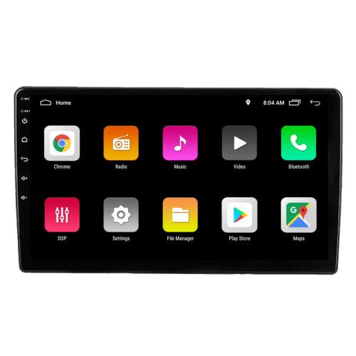 RoverOne Bilradio Bluetooth CarPlay GPS-Navigation til Toyota Coaster 2013-2015 2