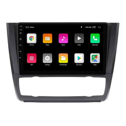 RoverOne Autoradio Bluetooth CarPlay GPS-Navigation Touchscreen für BMW 1 Series E81 E82 E87 E88 2004-2011 AT 2