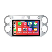 RoverOne Radio Coche Bluetooth CarPlay Navegación GPS para Volkswagen Tiguan 1 NF 2006-2016