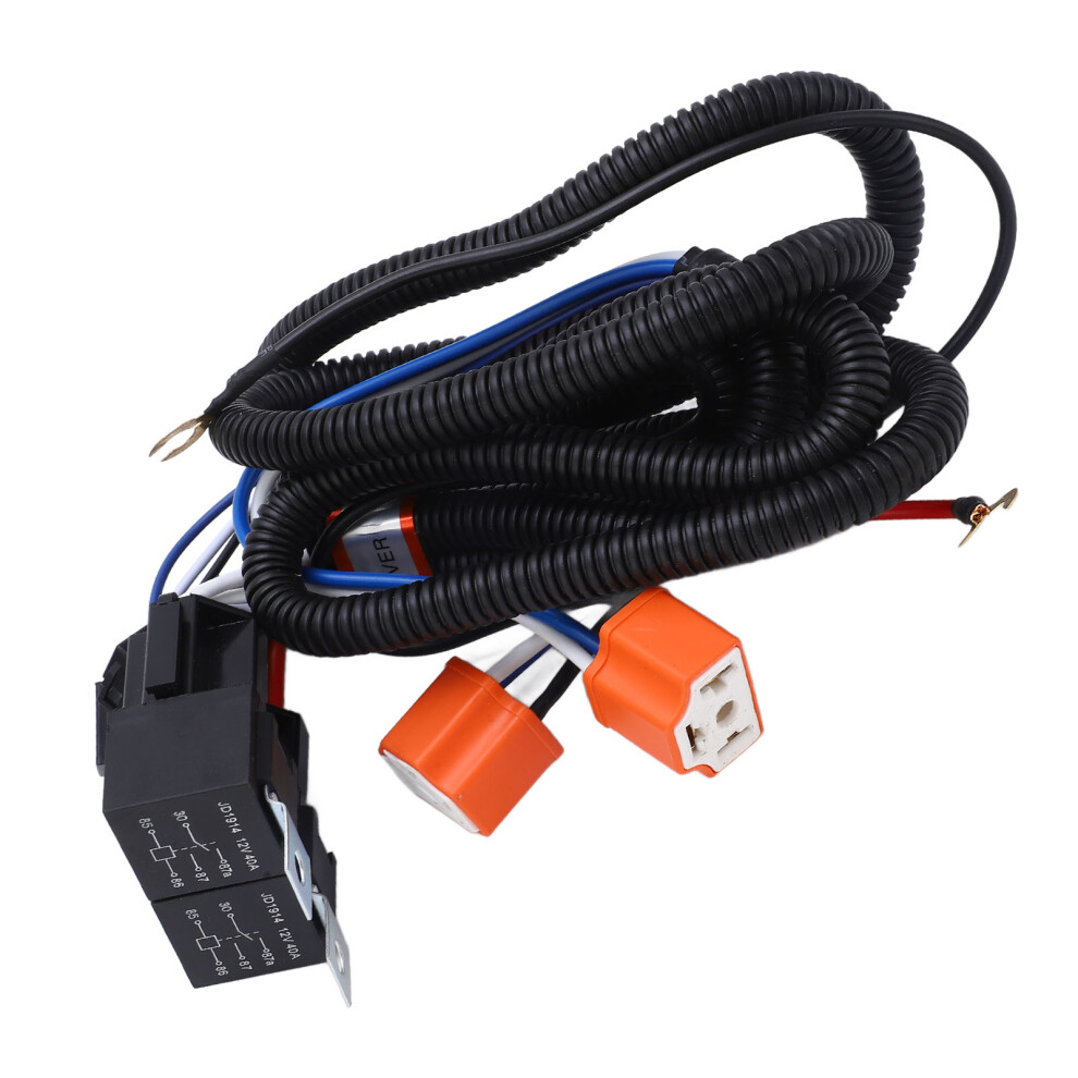 Durable H4 Headlight Relay Conversion Harness For Oem Models H6054 9421356192958