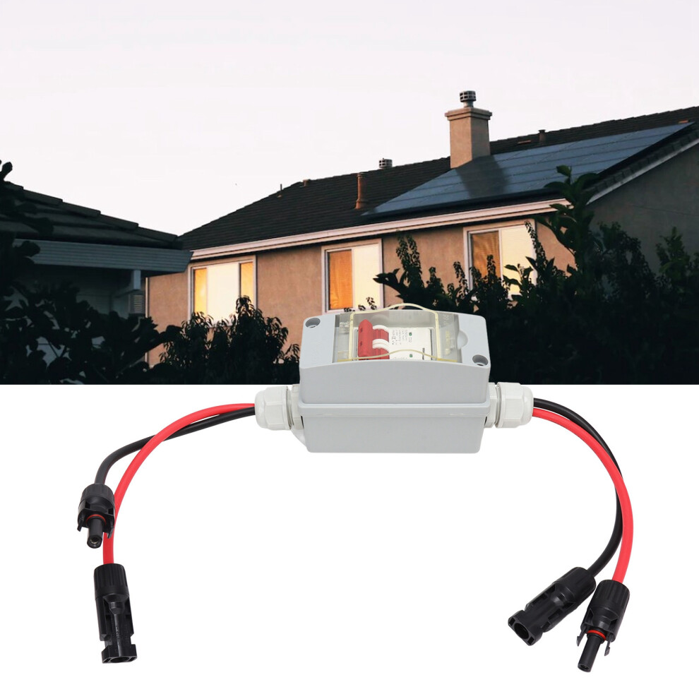 500V 32A Dc Circuit Breaker Mcb With Ip65 Waterproof Box & Cable 7671356193673