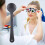 Occluder For Eye Exams, Eye Exam Tool, Ophthalmology Occluder For Measurement Testing, Adjustable Size, Plastic 2