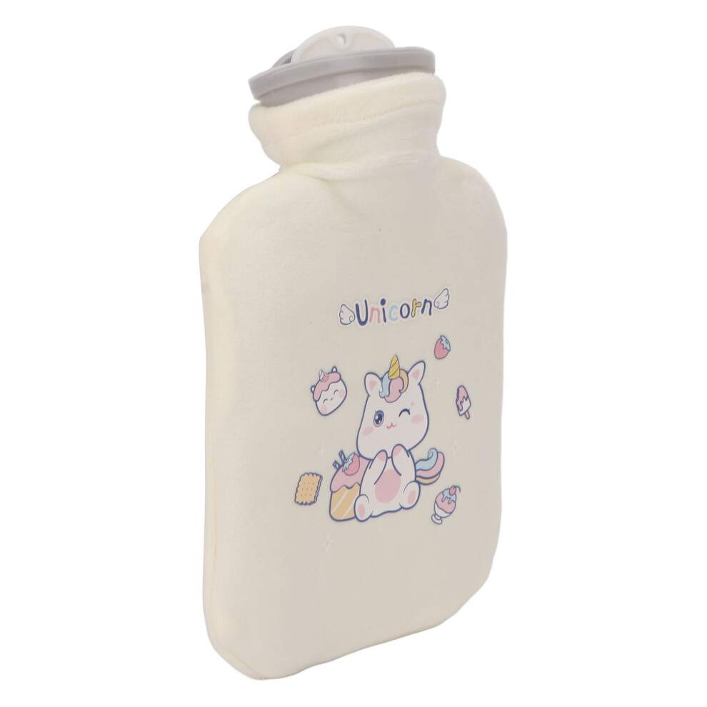 White 500Ml Thicken Pvc Hot Water Bottle For Cold Compress & Pain Relief