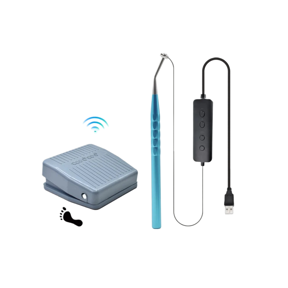 2024 Wireless HD LED Intraoral Camera with Foot Control for Digital Dental Imaging