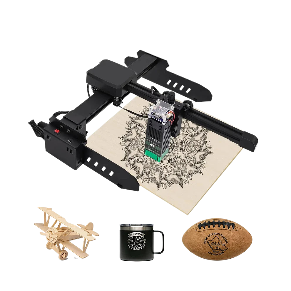 Compact 20W/40W Diy Laser Engraving Machine - Portable Desktop Cnc Engraver With 200X200mm Carving Area 313110872819