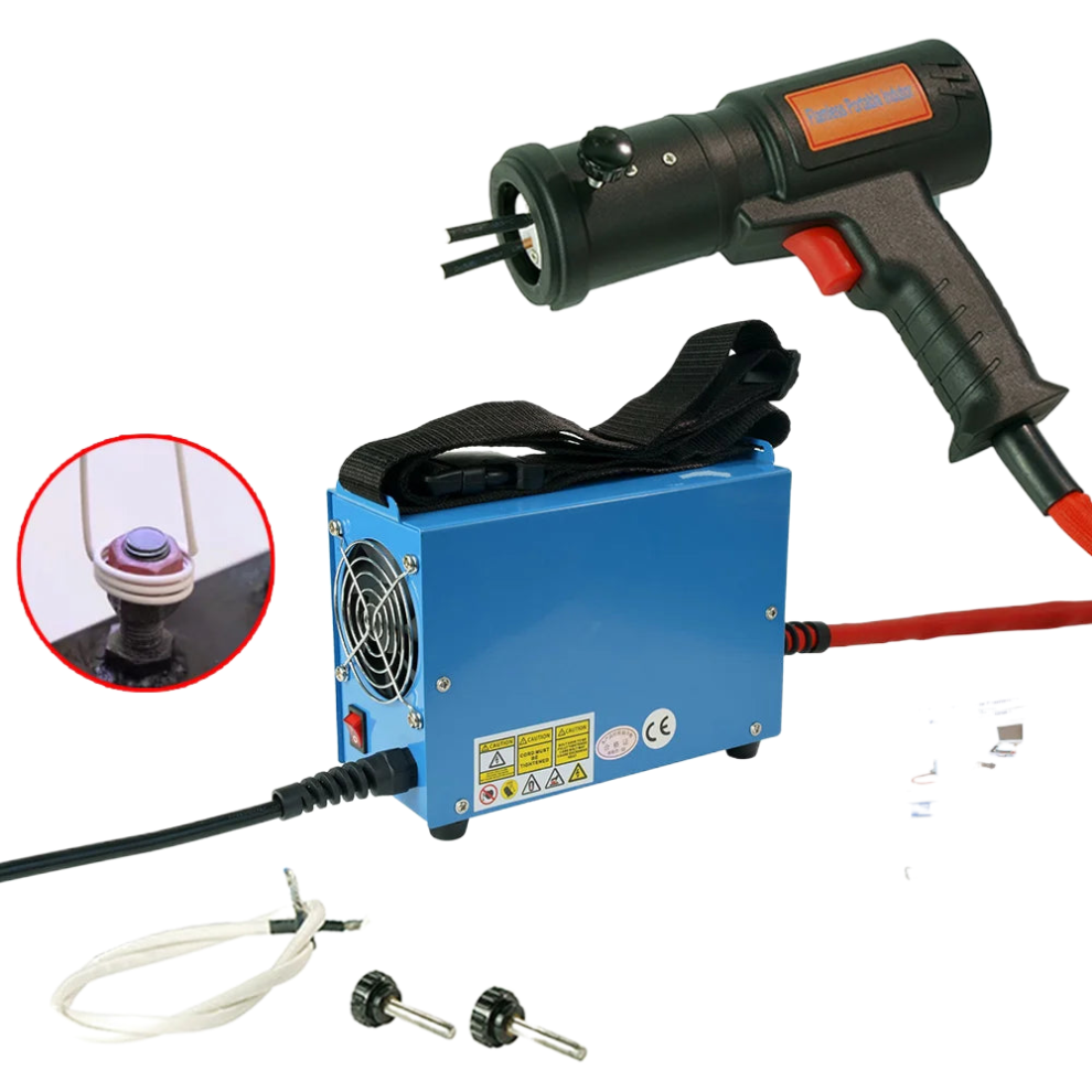 1500W Handheld Induction Heater Kit For Fast, Flameless Bolt Removal In Car Repairs 7445049288294