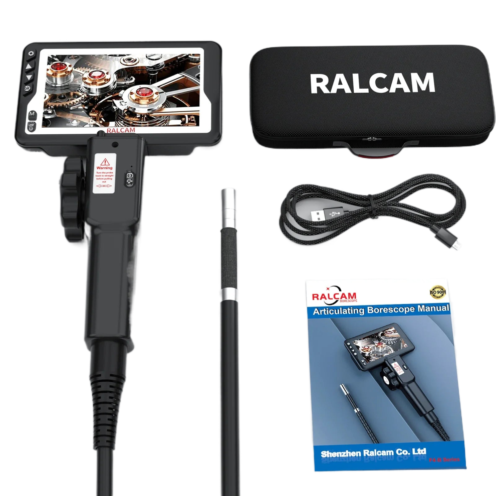 Advanced 5.5Mm Dual-View Articulated Borescope With 4.5-Inch Display (2022 Model) 313043157182