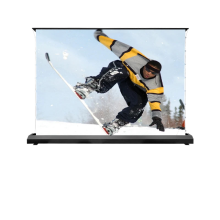 150-Inch 4K/8K Motorized Tab Tensioned Electric Projection Screen - 2024 Upgrade