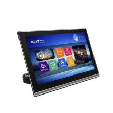 14-Inch 4K Android Car Video Player with 8GB RAM, 128GB Storage, Multifunctional Headrest Monitor, 5G WiFi, Bluetooth, HDMI, FM, and Screen Mirroring