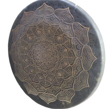 Mandala Chau Gong 45-90cm with Mallet - Long Sustain Meditation Gong for Yoga, Therapy, and Sound Bath