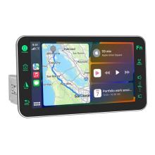 8-Inch HD 1080p Car Stereo with Wired CarPlay & Android Auto - 1DIN Multimedia Player