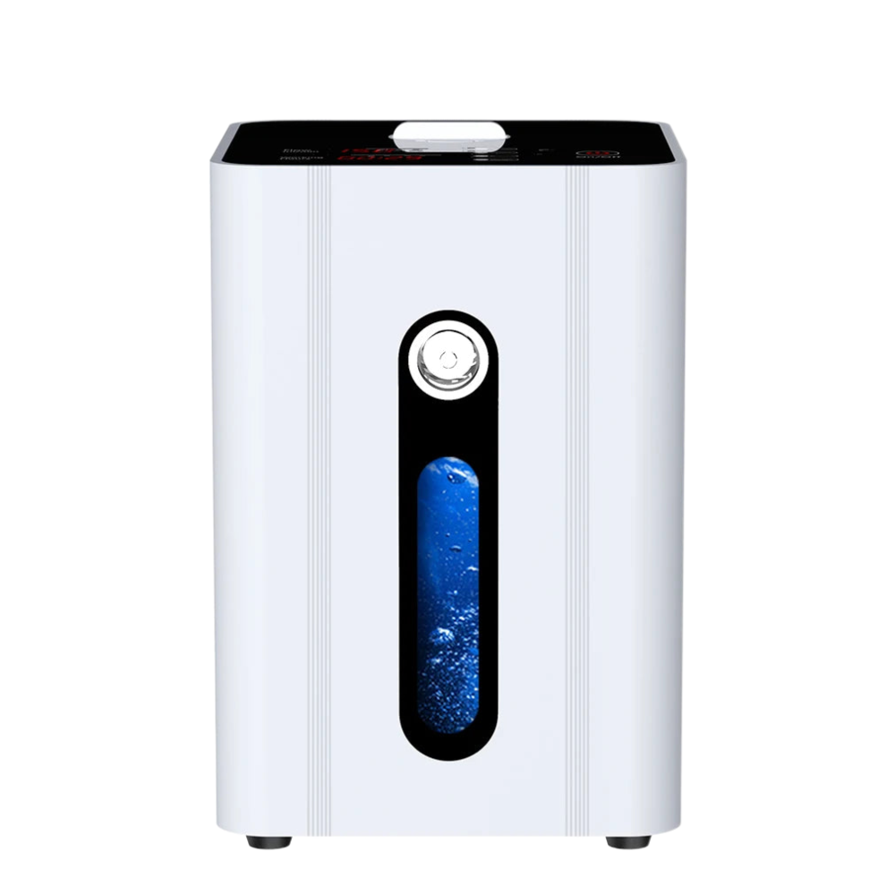 White 150Ml H2 Hydrogen Inhalation Machine With Spe Pem Water Ionizer - Home Gift Hydrogen Gas Generator & Purification Device