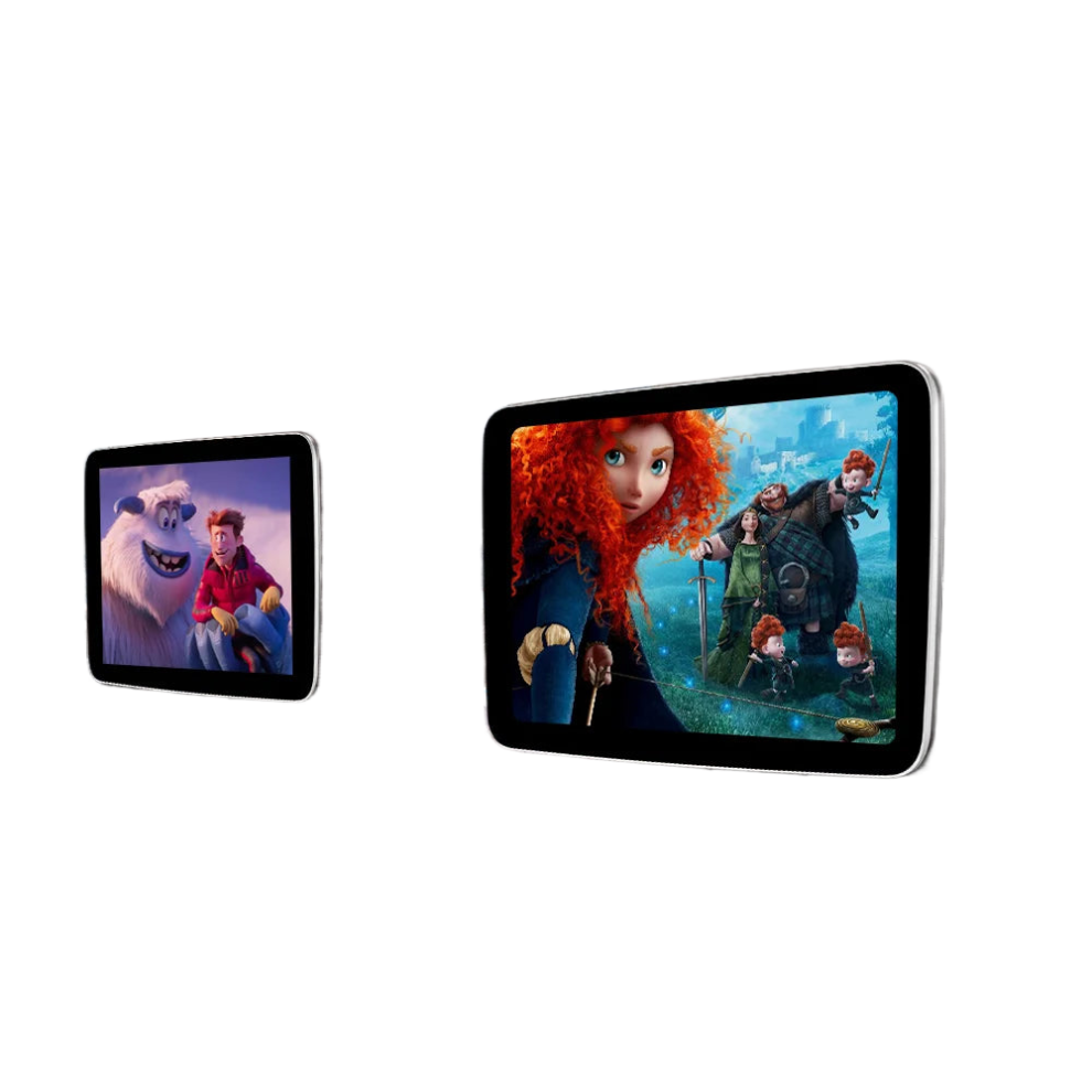 2024 Android Touchscreen Headrest Monitor: Ips Display For Car Rear Seat - Video, Music, Bluetooth, Airplay, Hdmi 7445008297237