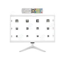 19-Inch LCD Visual Acuity Chart Projector for Ophthalmic Exams - Optical Vision Test Monitor