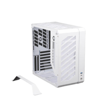 Compact 2022 Mechanical Master C34 ATX/MATX Aluminum Case with Transparent Side Panel and Efficient Air Cooling
