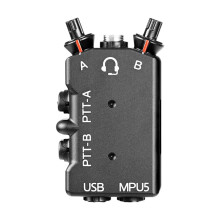 Advanced Tactical Earphones with Dual PTT & Metal Refinement for MPU5