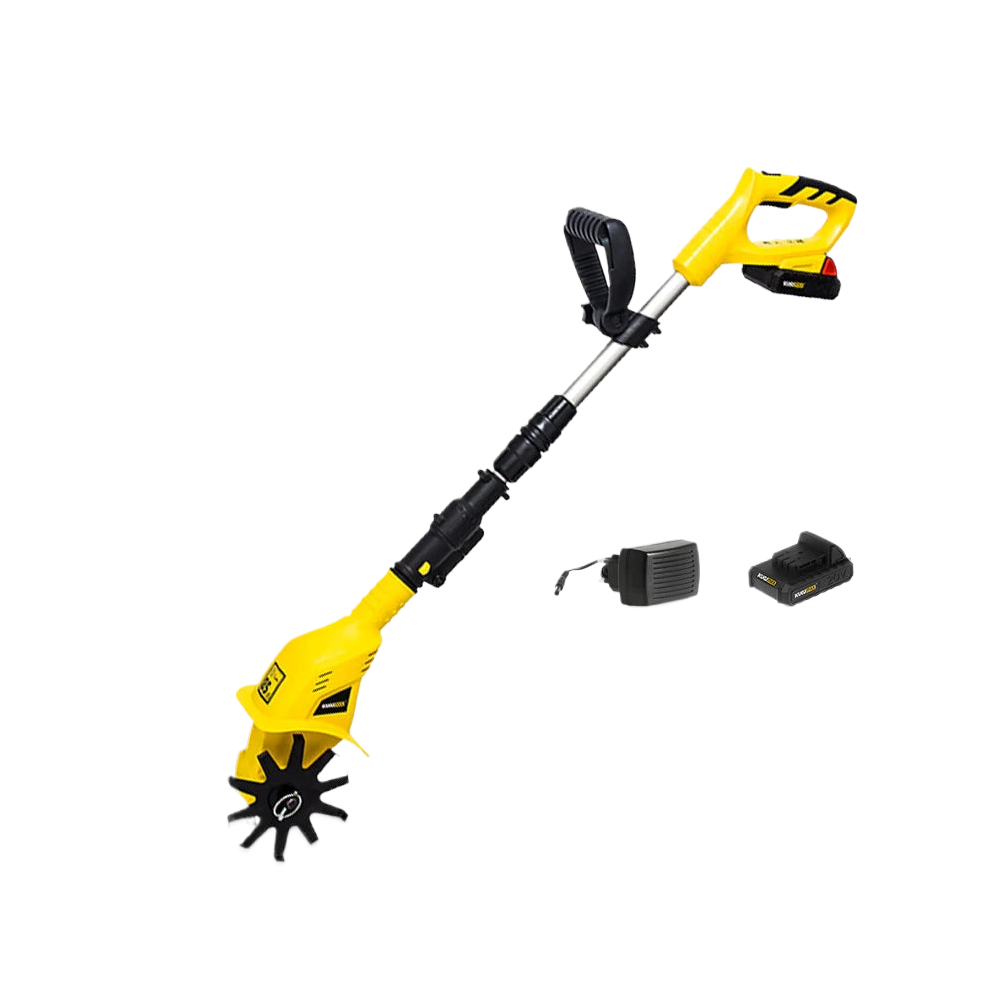 20V Cordless Handheld Garden Tiller: Professional Portable Rotary Cultivator Tool 313104852872
