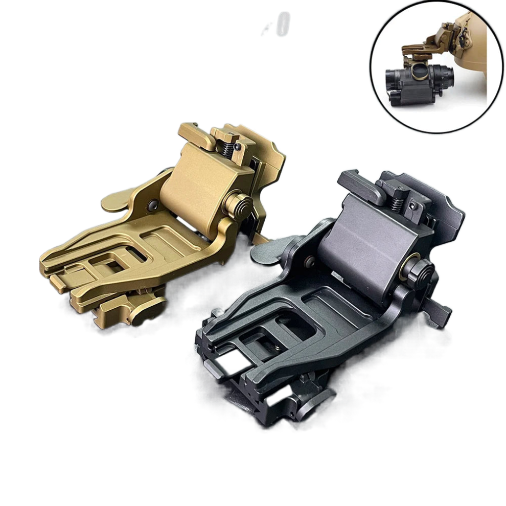 2024 Low Profile Adjustable Nvg Helmet Mount With Flip-Up Dovetail Shoe - Aluminum Night Vision Goggles Bracket 705353237218