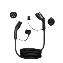 Versatile Type 2 to Type 1 EV Charger Cable - IEC62196 J1772 Plug Adapter for Electric Car Charging Stations