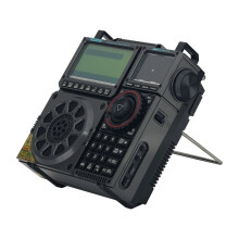 Retro Style C919 Iron Grey All-Band Radio with Bluetooth Music Playback and Full Frequency Receiver