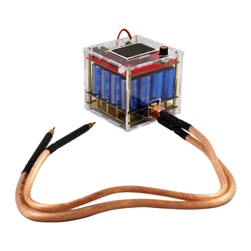 Portable 1600F Capacitor Spot Welder Diy Kit With Led - Semi-Automatic Welding Machine For 0.25Mm 18650 Battery 7445012058046