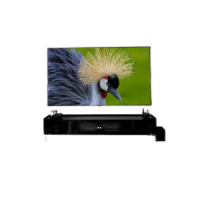 120-inch ALR Black Diamond-projectiescherm met 1 cm ultrasmalle rand - vast frame voor 4K-projectoren met lange projectieafstand