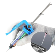 2-Piece Labor-Saving Solder Paste Booster Set - 5 & 10cc PCB Welding Oil Pusher for SMD Motherboard Adhesive Soldering