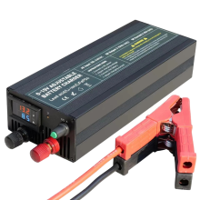 Compact 12V 85A Fast Charge Lithium Battery Charger with 14.6V Adapter