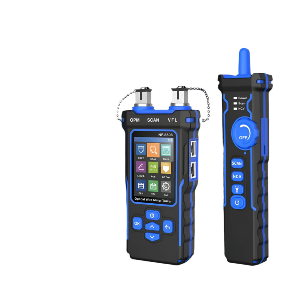 Optfocus High-Quality Network Cable Tester For Cat5/Cat6 With Poe Checker, Network Line Finder, Opm, And 10Mw Vfl 7445004810874