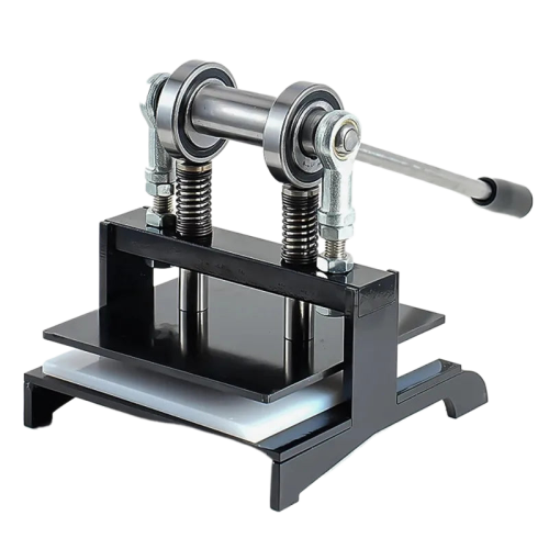 Compact 20x20cm Manual Leather Molding & Cutting Machine for DIY Projects
