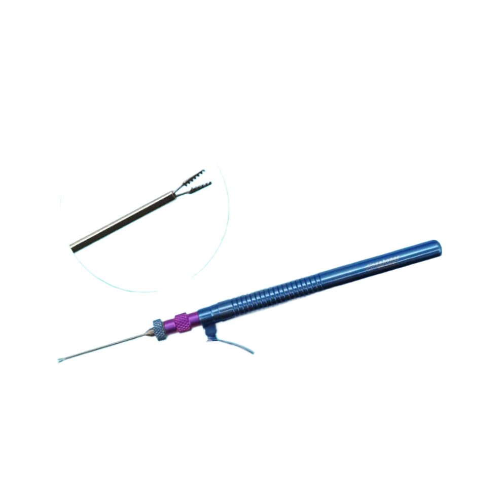 Precision Retinal Forceps 20G - Single Piece Ophthalmic Surgical Instrument