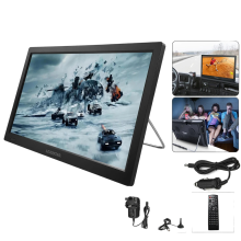 Compact 13.3-Inch Portable Car TV Player with 1080p HDMI - Supports DVB-T/T2, ISDB-T, ATSC Digital & Analog Signals