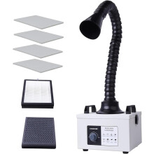 Compact FES150S Desktop Fume Extractor for Welding, Soldering & Phone Repair