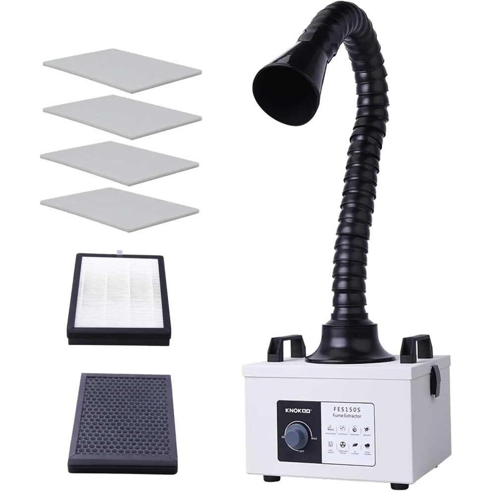 Compact Fes150s Desktop Fume Extractor For Welding, Soldering & Phone Repair 313112076000