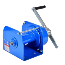 Heavy-Duty 2-Ton Manual Winch Hoist with Two-Way Self-Locking Mechanism for Small Cranes and Tractors