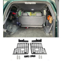 Toyota Land Cruiser Prado J90/J95 (1996-2002) Rear Trunk Molle Panel Storage Shelf & Side Window Bracket