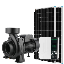 2 HP Solar-Powered Hybrid Centrifugal Water Pump for Agriculture Irrigation with High Water Flow and DC/AC Controller
