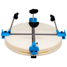 Adjustable Plastic Holder Clip for Re-Centering and Repairing Pottery Ceramic Vases, Bowls, and Cups