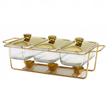 Elegante glazen alcoholpot buffet oven voor verwarming in huis en clubhuis