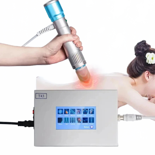 Compact Shockwave Therapy Massager: Portable Muscle Stimulator for Effective Back Pain Relief