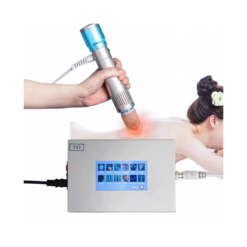 Compact Shockwave Therapy Massager: Portable Muscle Stimulator for Effective Back Pain Relief