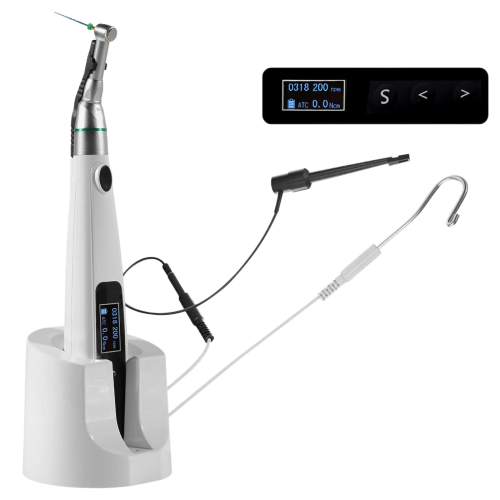 Dual-Function Cordless LED Endo Motor with Integrated Apex Locator & Handpiece