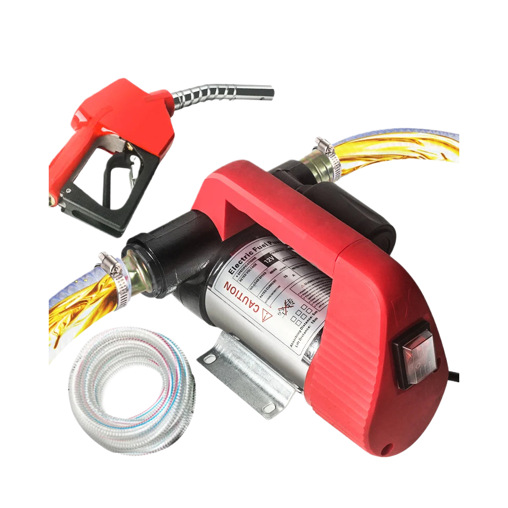Universal Electric Fuel Transfer Pump: Self-Priming, Automatic Stop, 12V/24V/220V Diesel Compatible 7445013474425