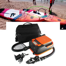 Stermay HT 790 Rechargeable 6000mAh Deflatable/Inflatable Electric Air Pump - DC12V 110W for Paddle Boards, Air Boats, and Kayaks