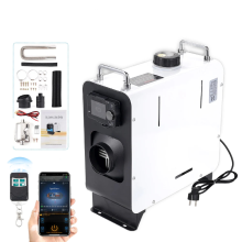 Multi-Voltage Diesel Air Heater with Bluetooth Remote Control for Cars, Trucks, Boats, and RVs - 2.5-8kW